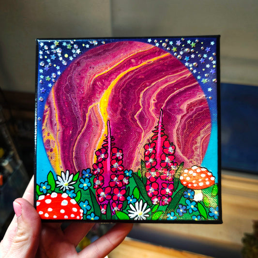 06x6 Fireweed and Striped Blood Moon