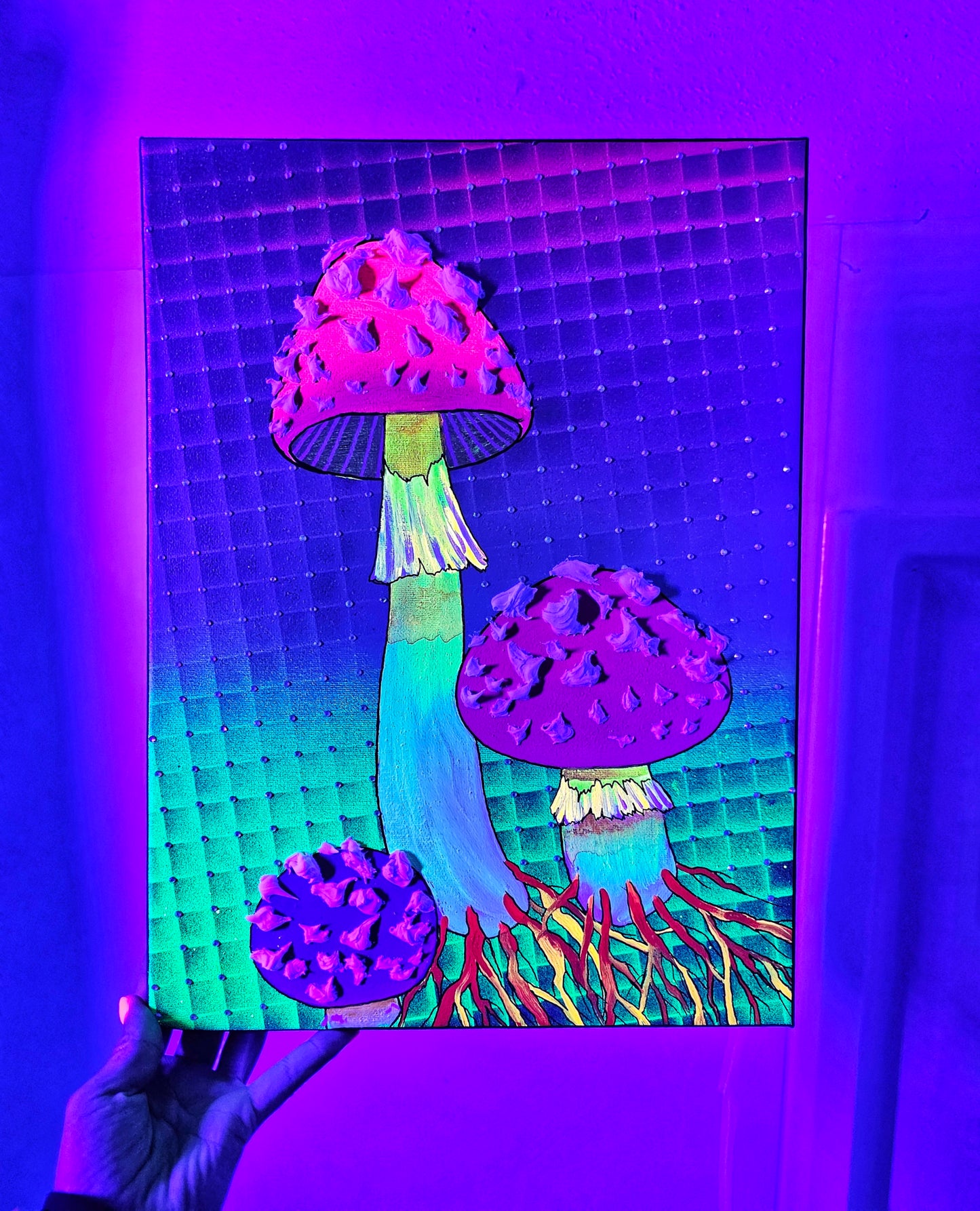 12x16 Mushrooms and Gems