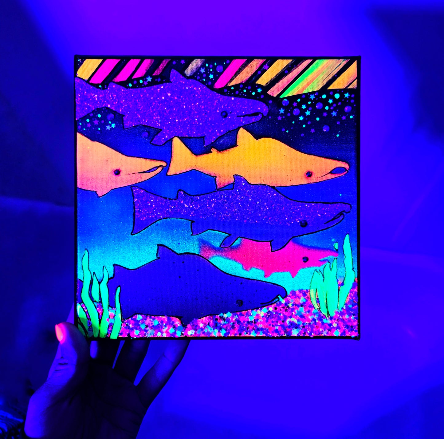 08x08 Psychedelic Salmon