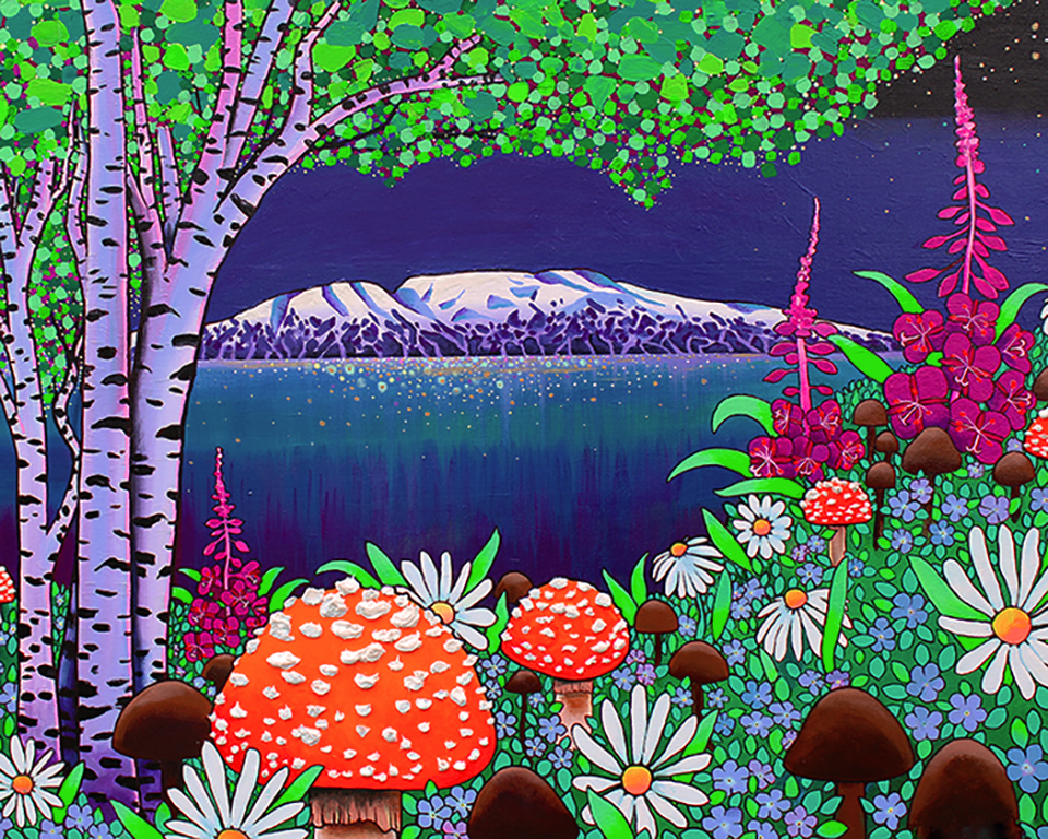 Susitna Summer Post Card by Jamie Janko