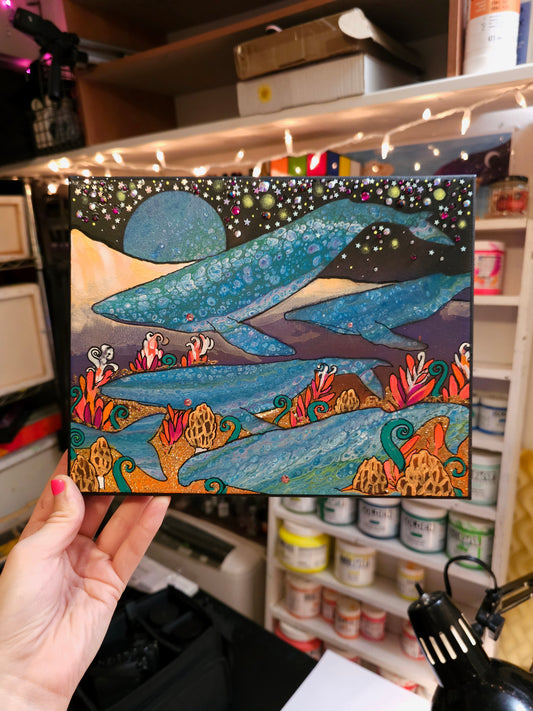 8x10 Whales Original