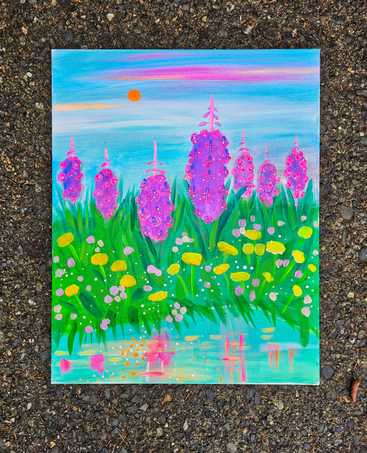 Fireweed Floral Paint Night