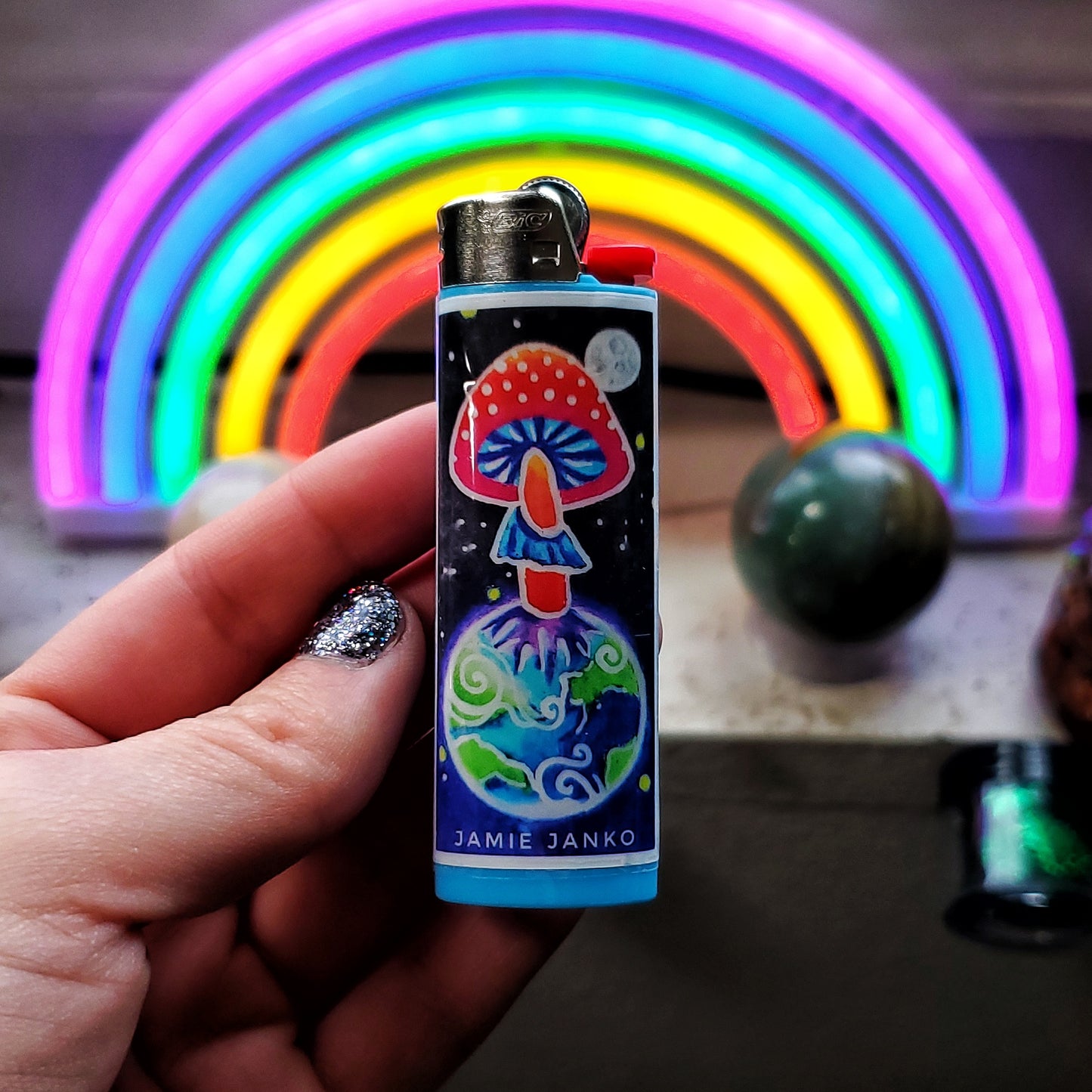 Mushroom Earth Lighter Wrap