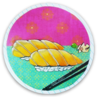 Salmon Nigiri Sushi sticker