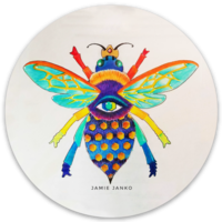 Queen Bee Sticker